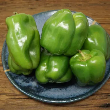 Bell peppers, Green