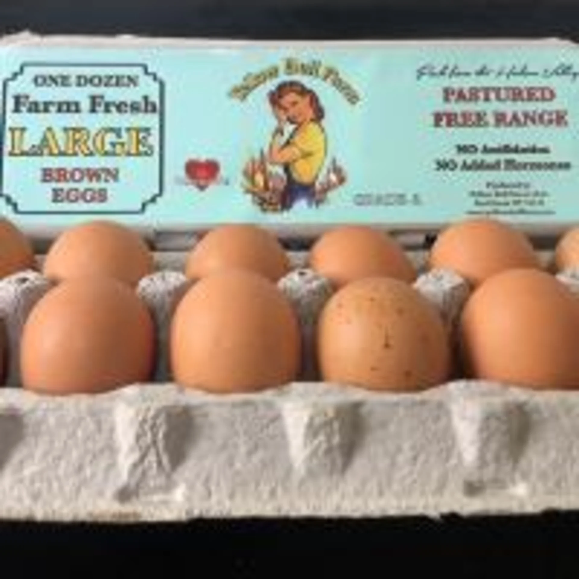 Large Brown Pastured Eggs